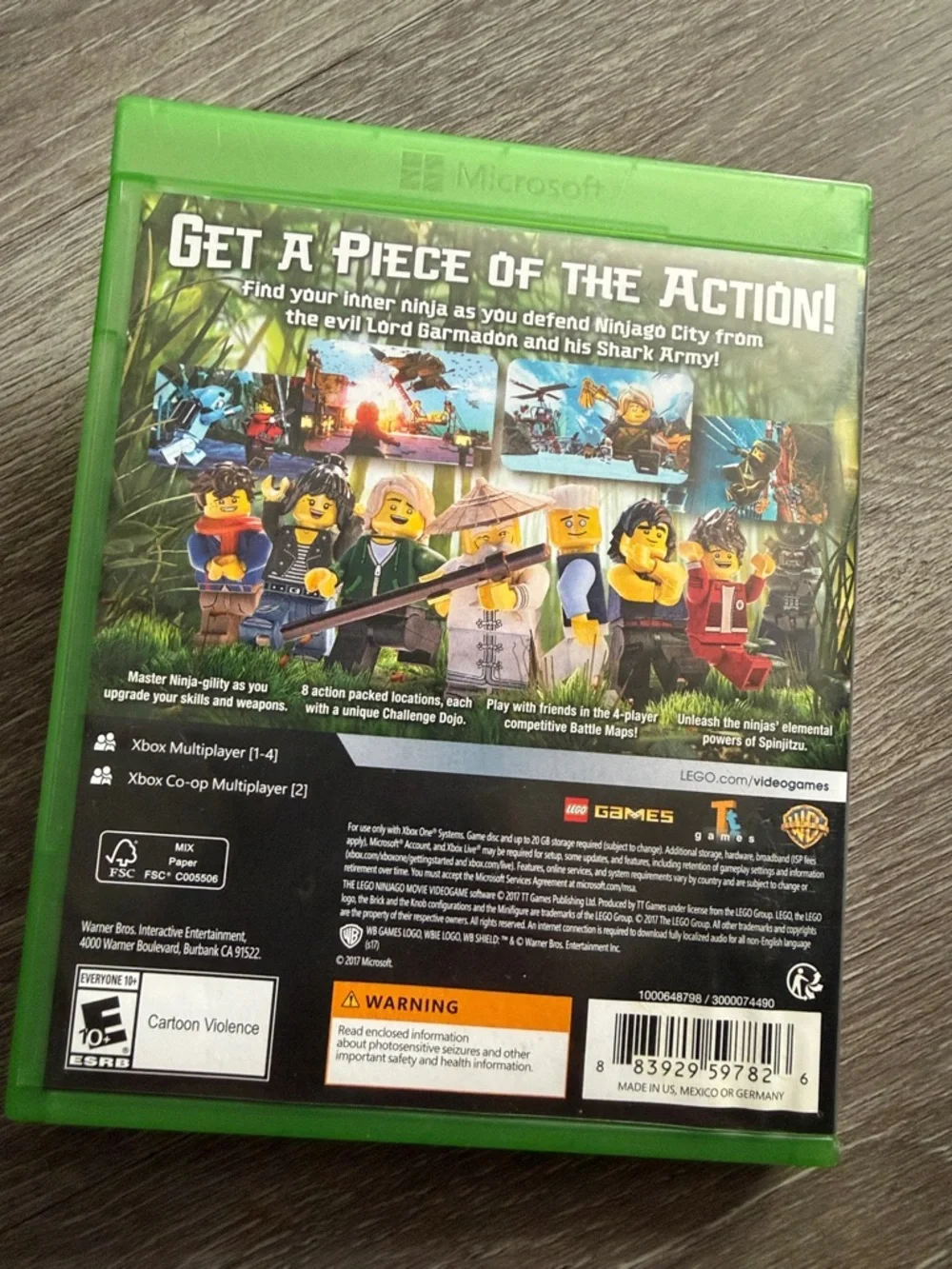 LEGO Ninjago Movie Video Game for Xbox One